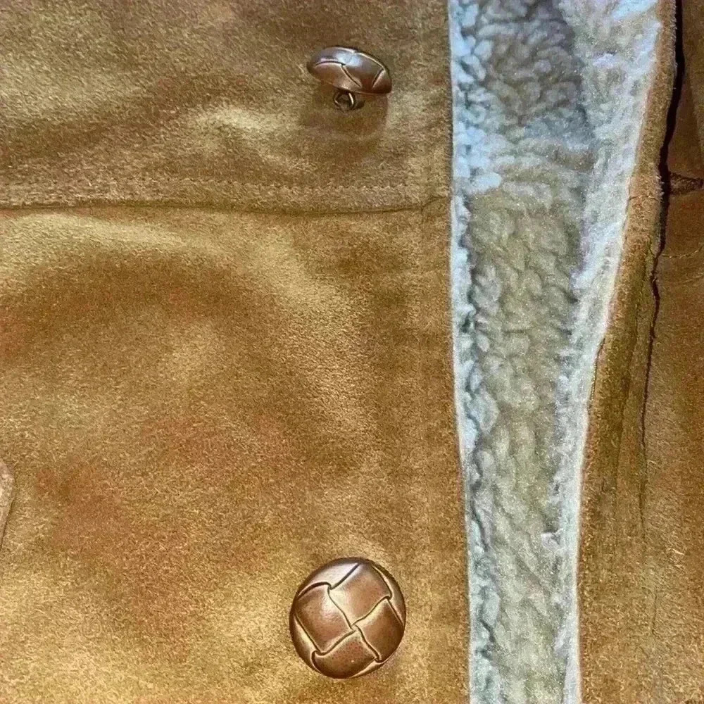 Vintage 1980’s London Fog suede shearling lined coat - Picture 9 of 10